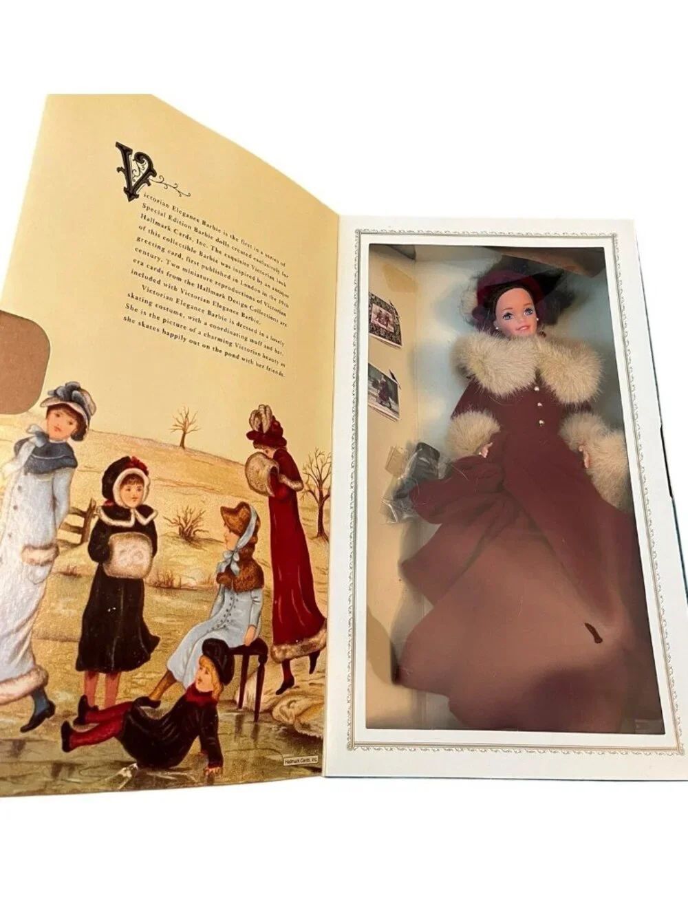 Victorian Elegance Barbie Velvet Dress Doll Vintage Mattel 1994 in Box